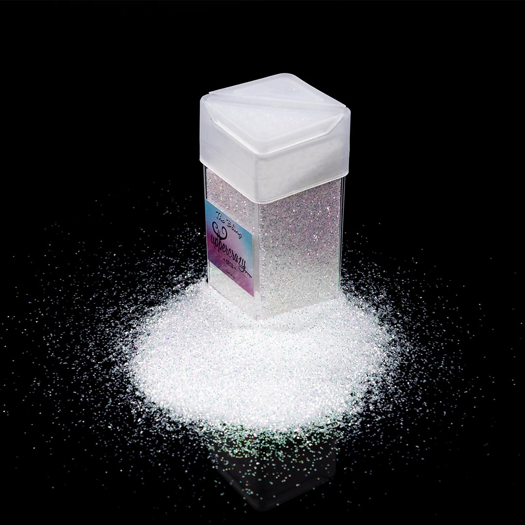 Glitter Holographic Fine- White