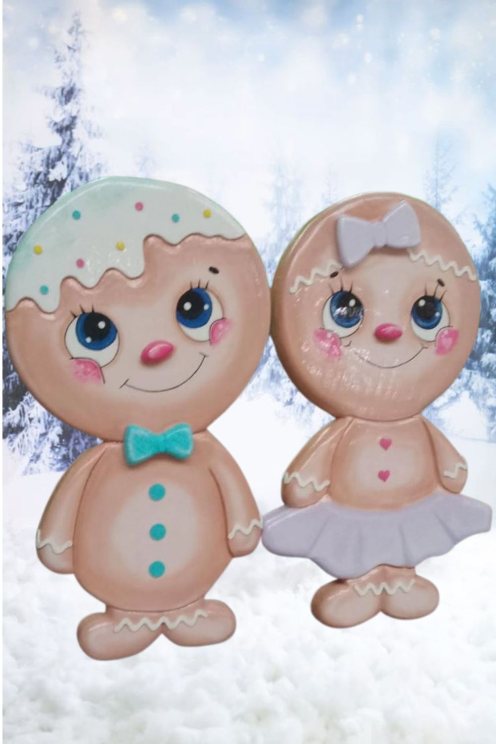 Decor oameni Turta dulce